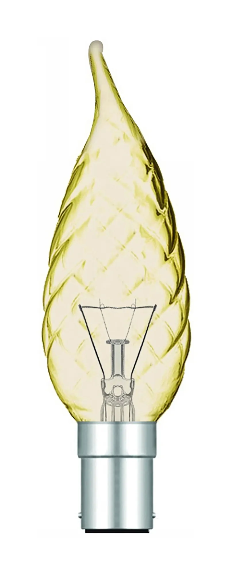 Candle Tip Twisted Incandescent Luxram Decorative Candle